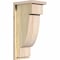 Ekena Millwork Alpine Rough Sawn Corbel w/Backplate, Douglas Fir, 8"W x 10"D x 22"H COR08X10X22ALP01RDF - alternate 1